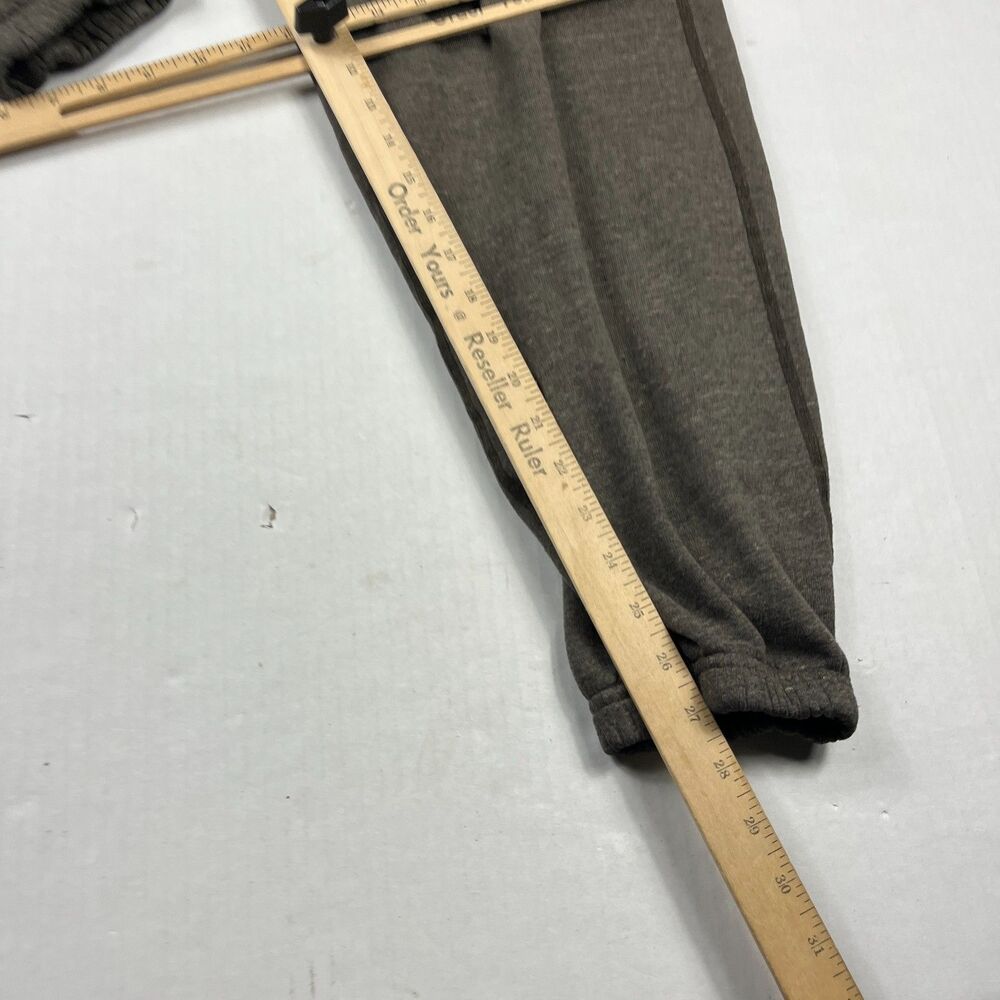 Goodlife Brown French Terry Jogger Pants Loungewear Minimalist Pants USA Medium - Picture 5 of 11
